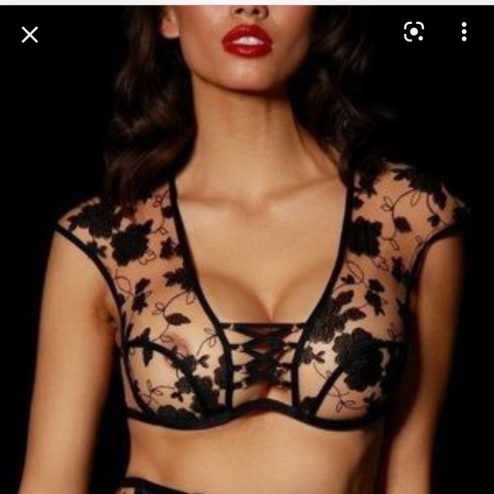 Honey birdette bra and thong set. Worn once. Excellent condition